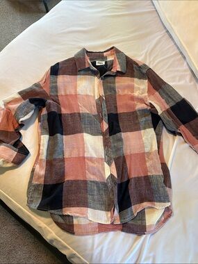 Pulse Pink Multi Plaid Button-Down Shirt